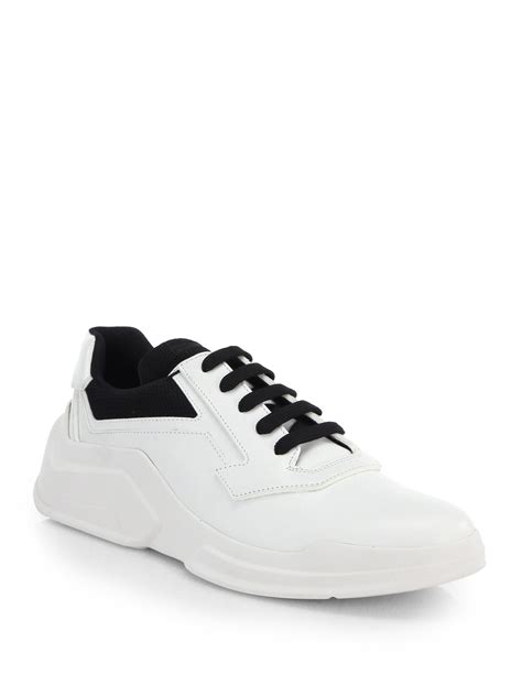 mens prada shoes white|authentic prada shoes.